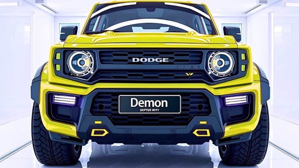 2026 Dodge Demon Pickup First Look A Groundbreaking Fusion of Muscle Car Power and Pickup Utility