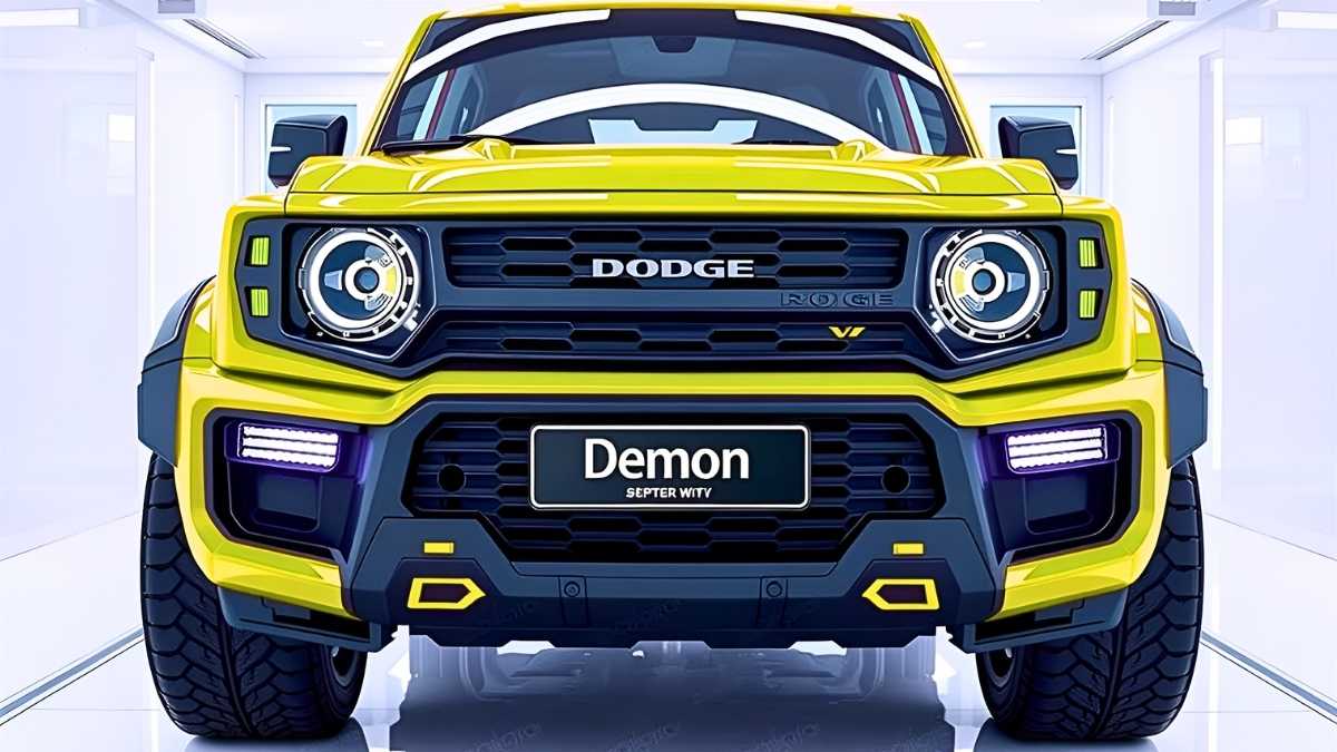 2026 Dodge Demon Pickup First Look A Groundbreaking Fusion of Muscle Car Power and Pickup Utility